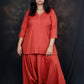 JUGNU - Co Ord Set - RUST - SOFT COTTON