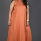 Eshana - 2 pc set - Soft cotton - Orange