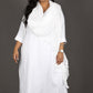 SUHANI - Full Set - soft cotton - Pure White + Mul dupatta optional