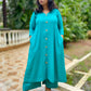 Meera - DRESS OR SET - RAMA GREEN - Soft Cotton