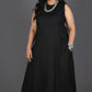 Eshana - 2 pc set - Soft cotton - Black