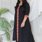 KAJOL - Kurta - soft cotton - BLACK