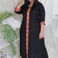 KAJOL - Kurta - soft cotton - BLACK