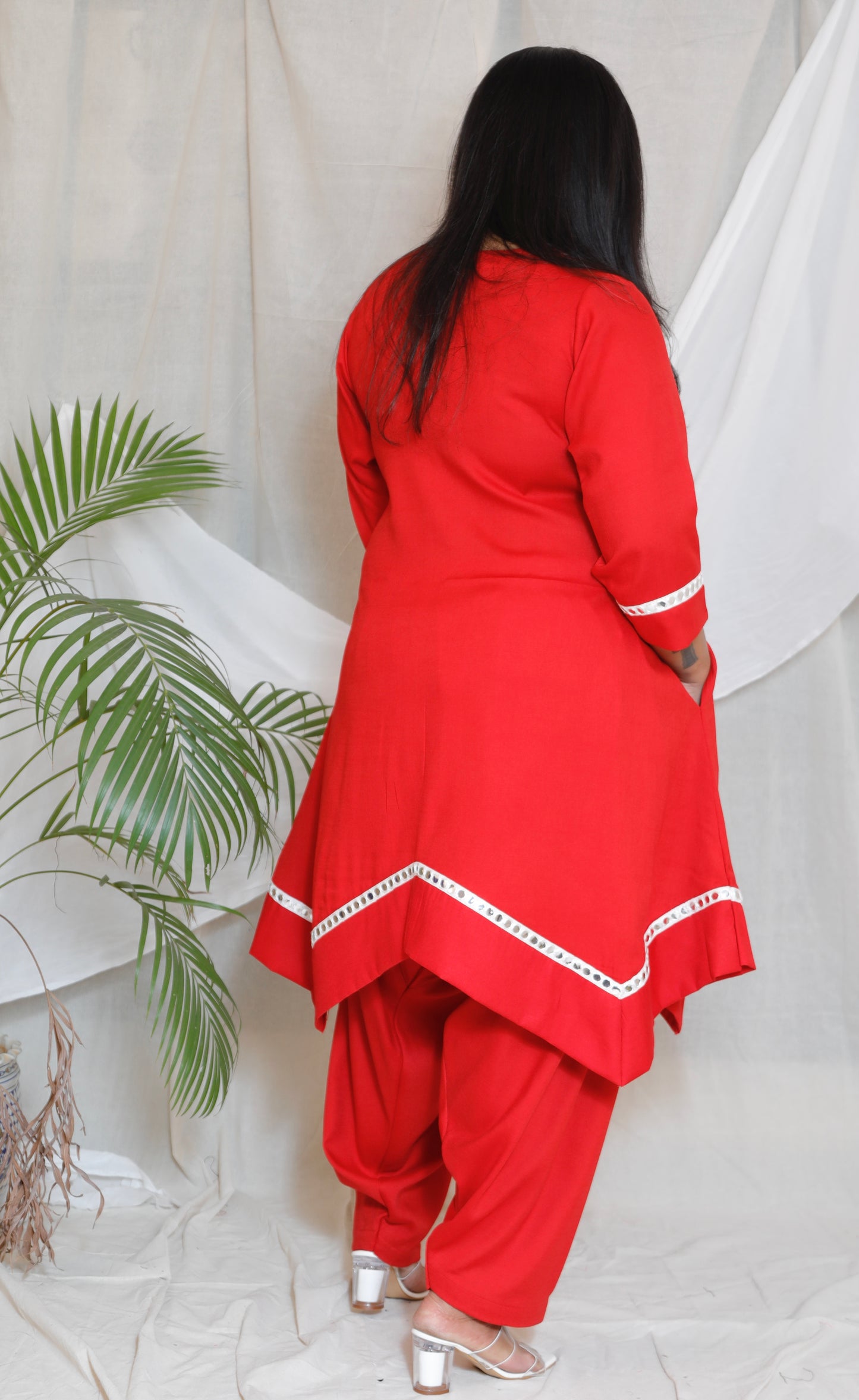 NORAH - CO ORDS - RED - soft cotton