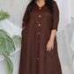 Meera - Co Ord set - BROWN - Soft Cotton