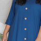Meera - DRESS or SET - MID NIGHT BLUE - Soft Cotton