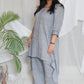 ZINTA - CO ORD SET - JAQUARD COTTON - BLACK