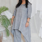 ZINTA - CO ORD SET - JAQUARD COTTON - BLACK