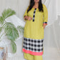 SACHI - Kurta - soft cotton - POPAT GREEN
