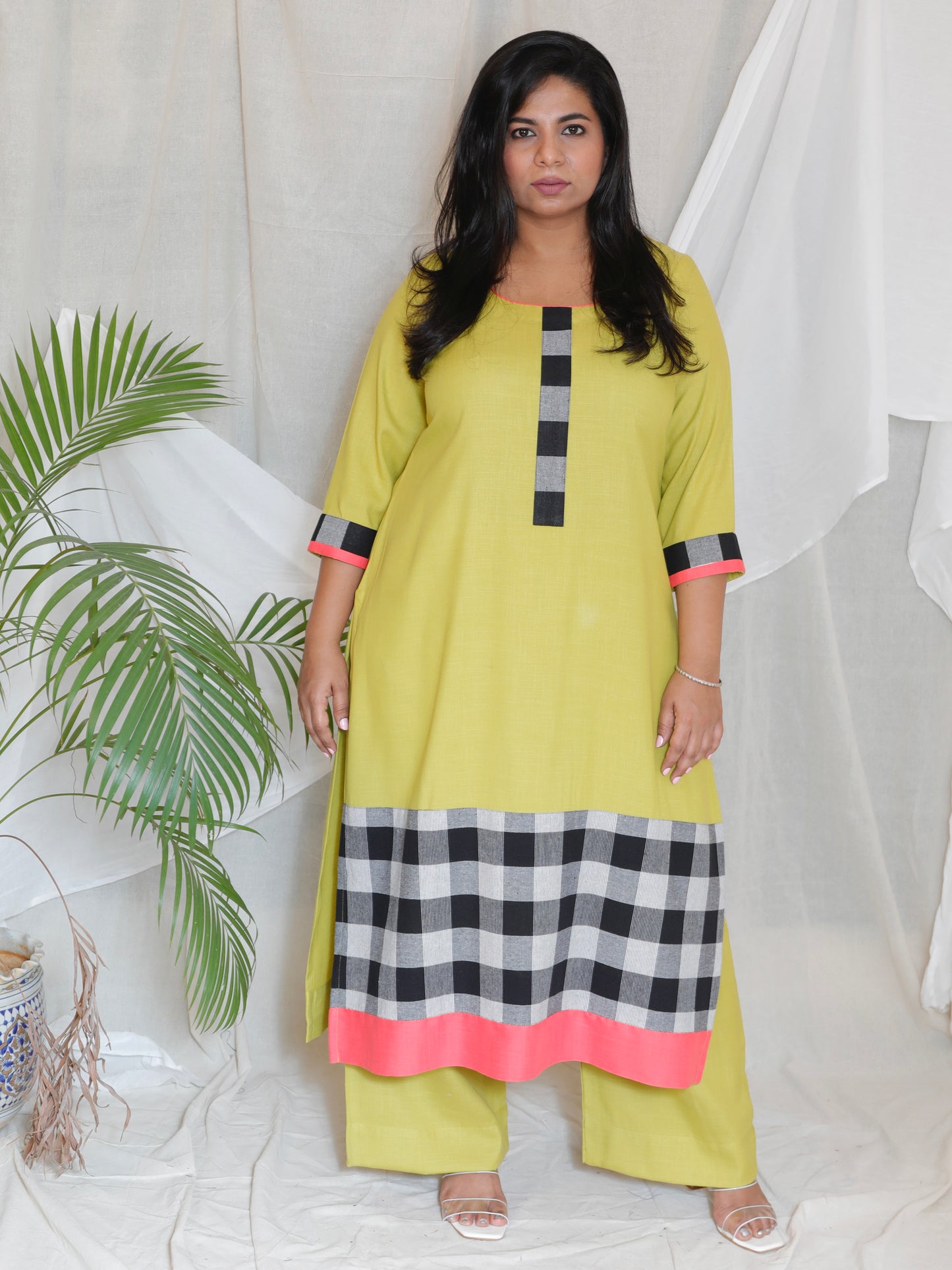 SACHI - Kurta - soft cotton - POPAT GREEN