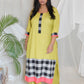 SACHI - Kurta - soft cotton - POPAT GREEN