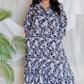JUHI - Dress - linen cotton - Black & White