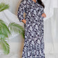 JUHI - Dress - linen cotton - Black & White