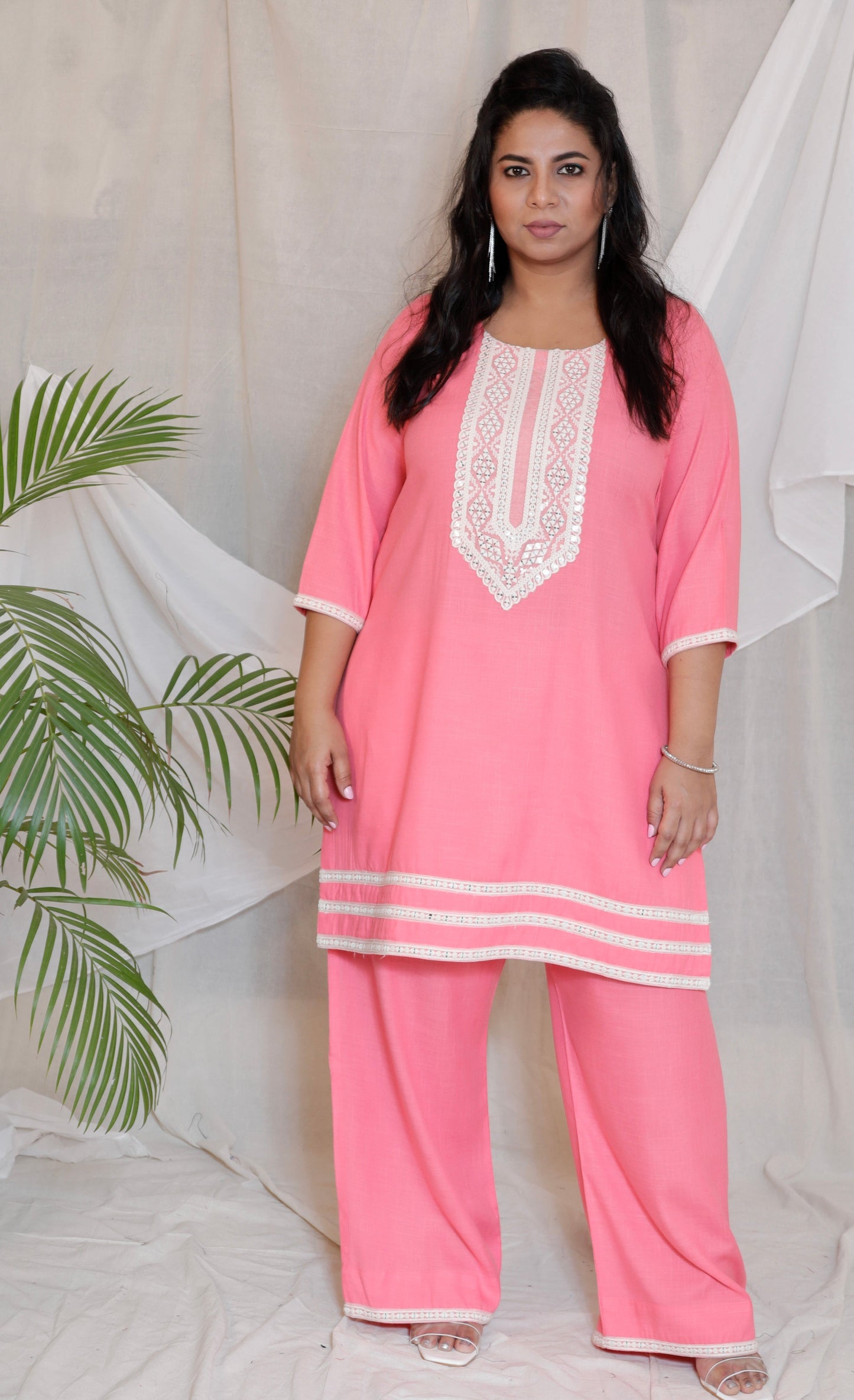 KARINA - CO ORDS - soft cotton - BABY PINK