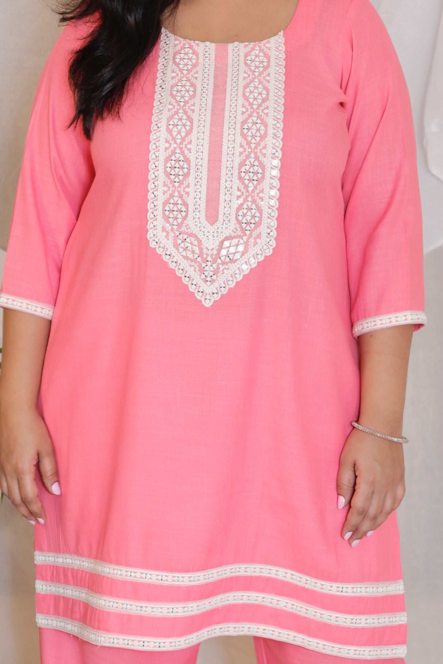 KARINA - CO ORDS - soft cotton - BABY PINK