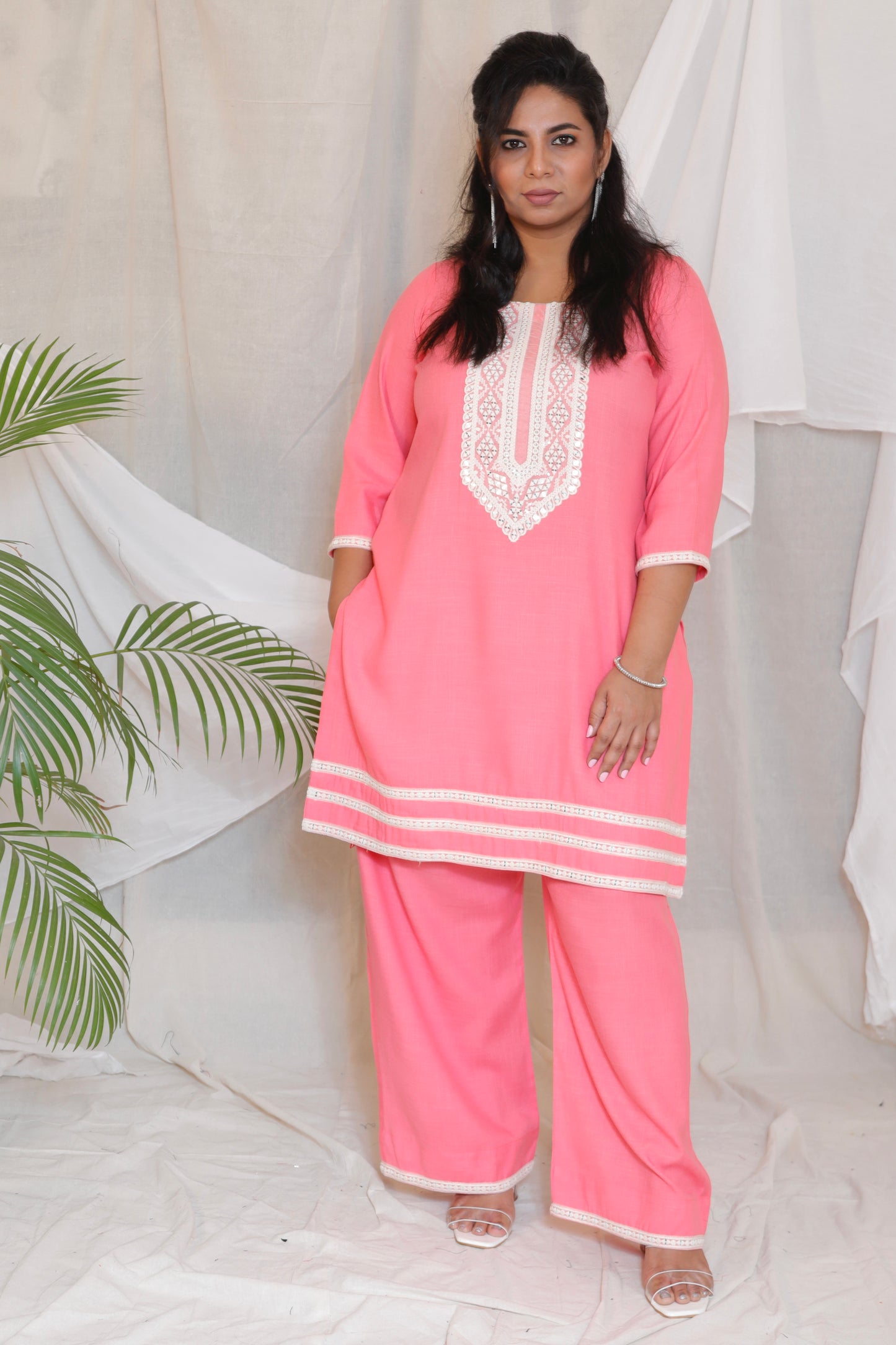 KARINA - CO ORDS - soft cotton - BABY PINK