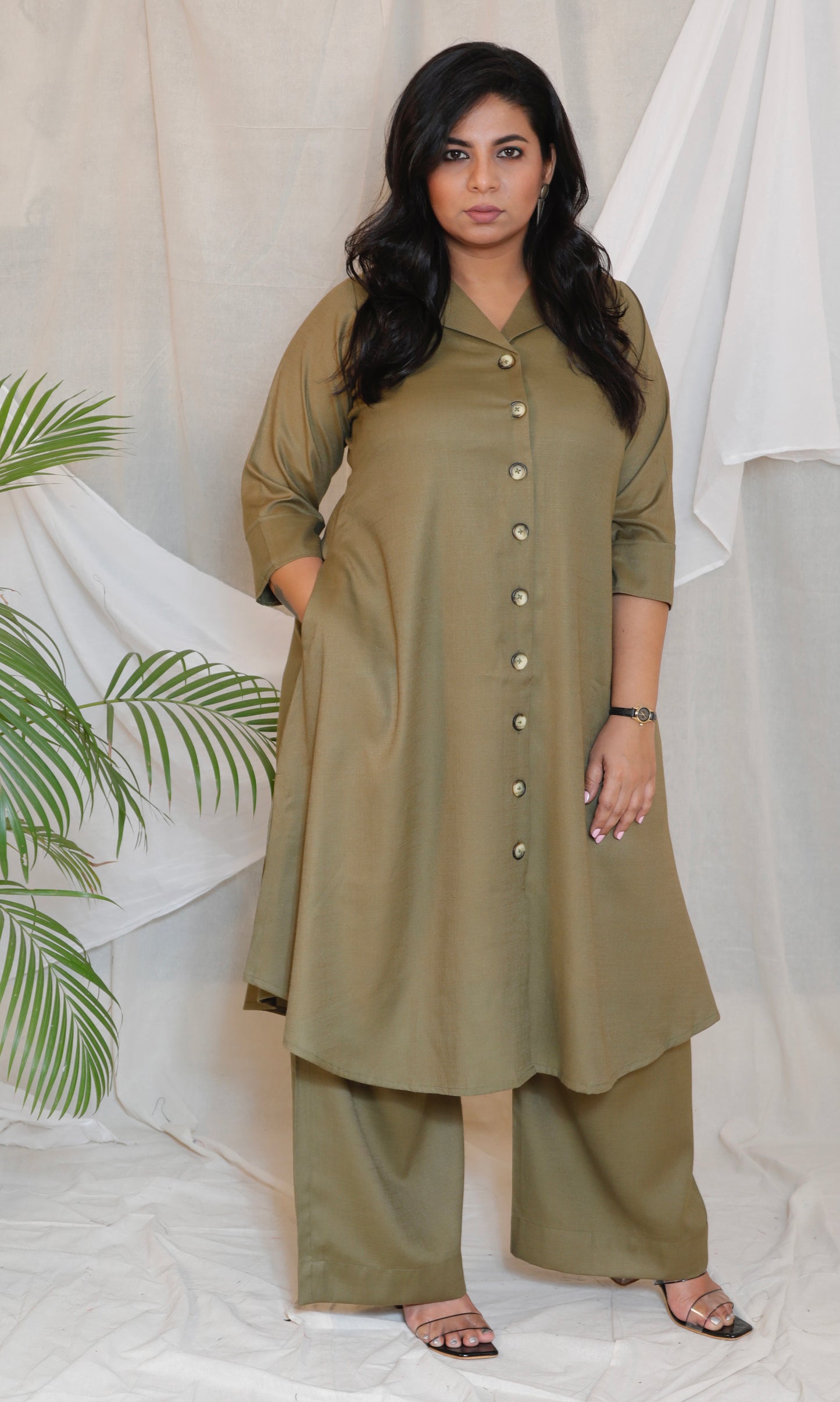 BOSS BABE - CO-ORD SET - OLIVE GREEN