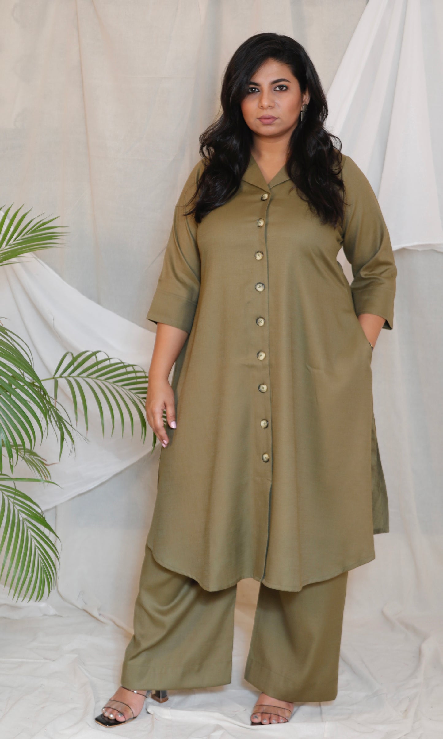 BOSS BABE - CO-ORD SET - OLIVE GREEN
