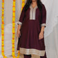 SONA - 3 PC SET - Art SILK with NET DUPATTA - MAJENTA