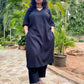 ADYA - 2 pc SET - BLACK -  SOFT COTTON