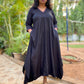 RimJhim - DRESS - BLACK - Soft Cotton