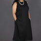 Eshana - 2 pc set - Soft cotton - Black