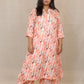Kiyara - co ord set - Orange Shibori -  SOFT COTTON