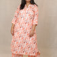 Kiyara - co ord set - Orange Shibori -  SOFT COTTON