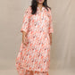 Kiyara - co ord set - Orange Shibori -  SOFT COTTON