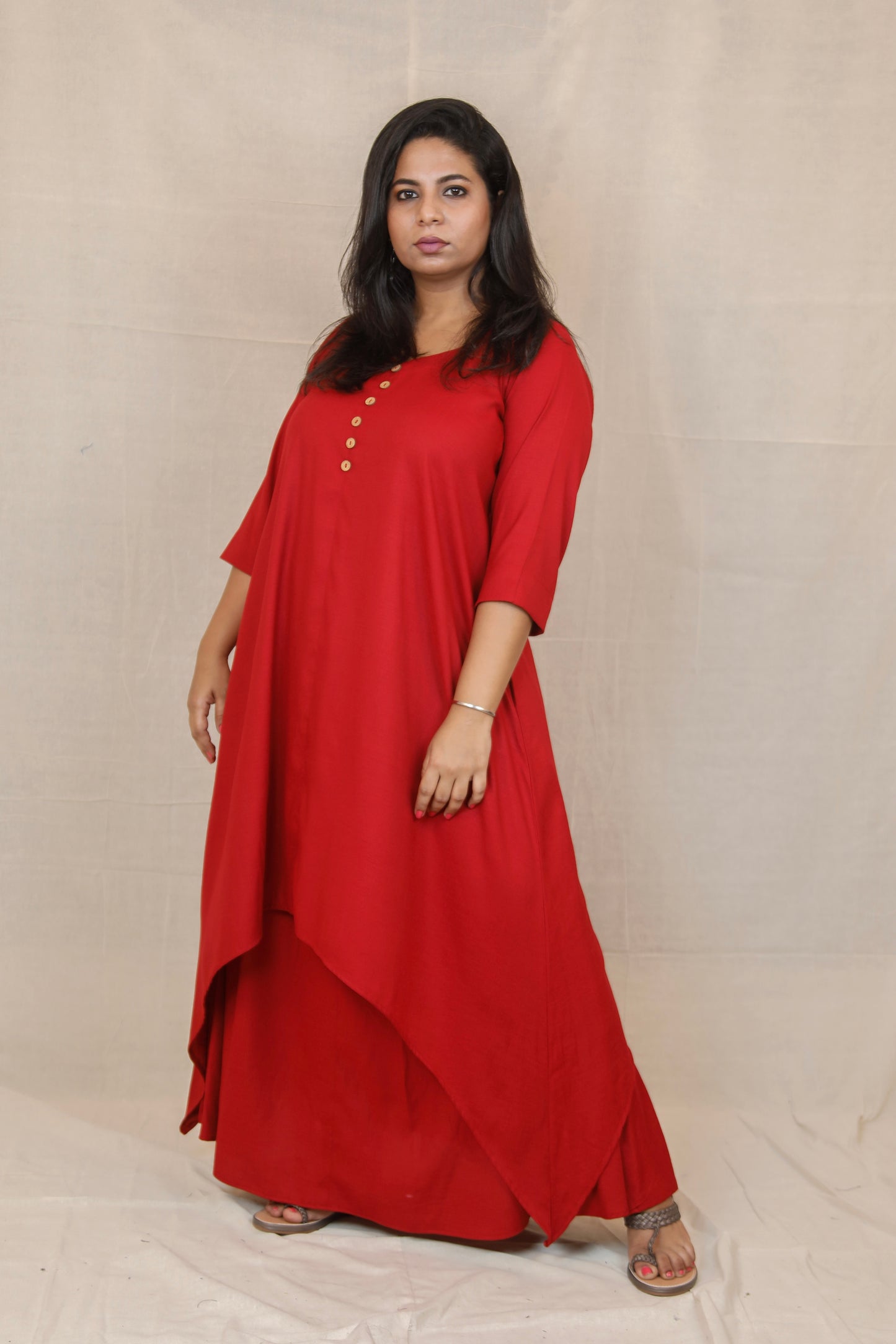 MAHIRA - Kurta - Maroon - soft cotton