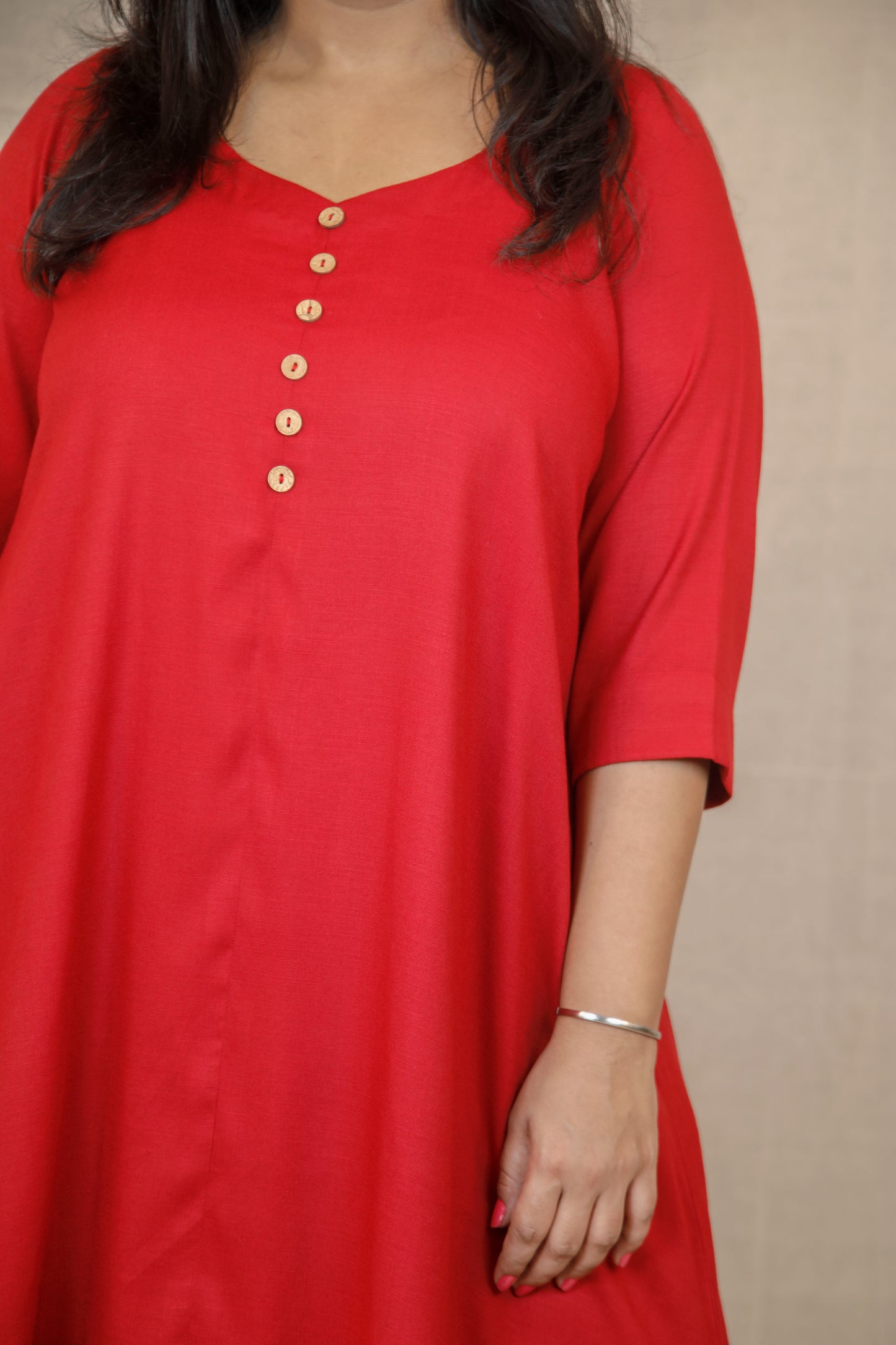 MAHIRA - Kurta - Maroon - soft cotton