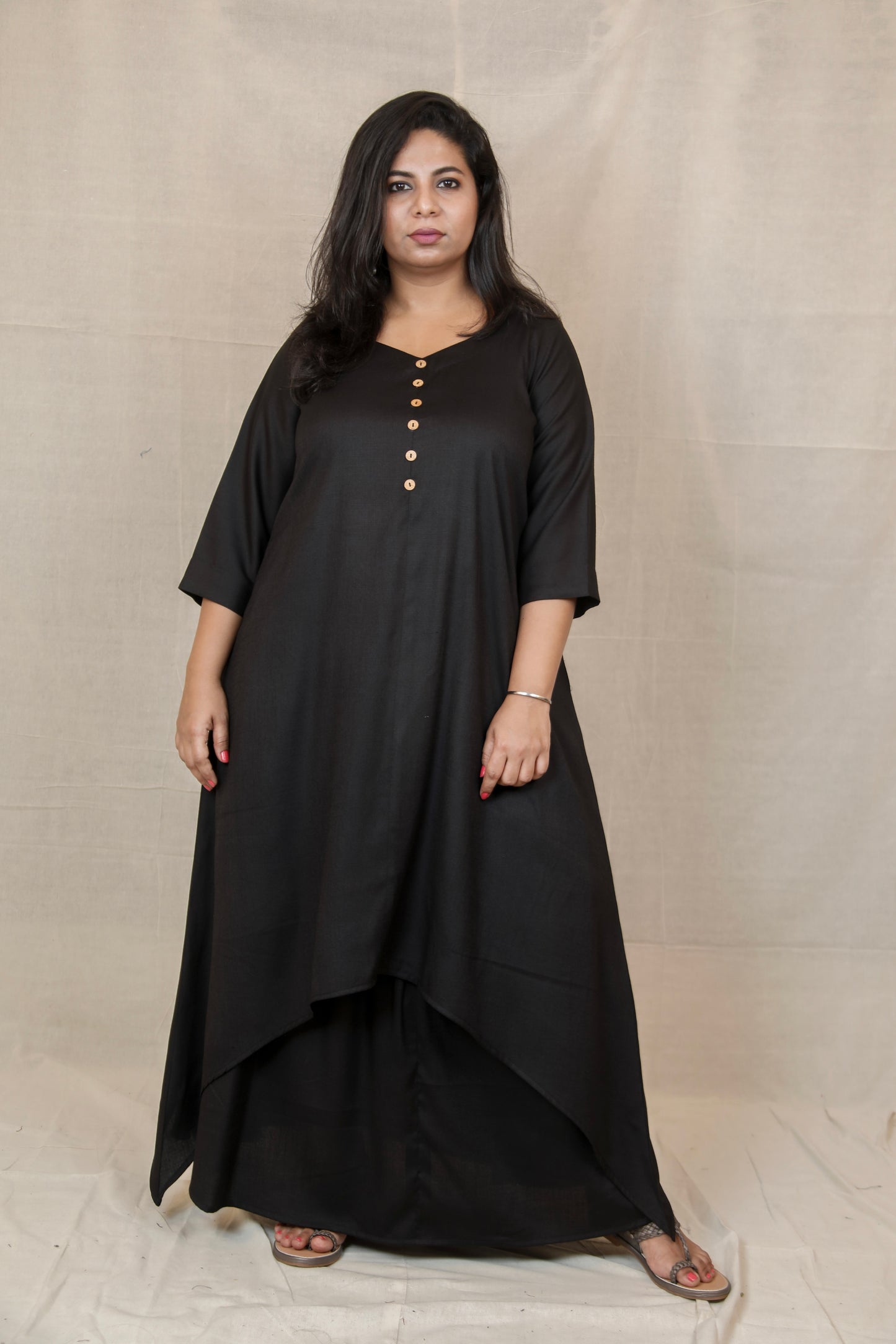 MAHIRA - Kurta - BLACK - soft cotton