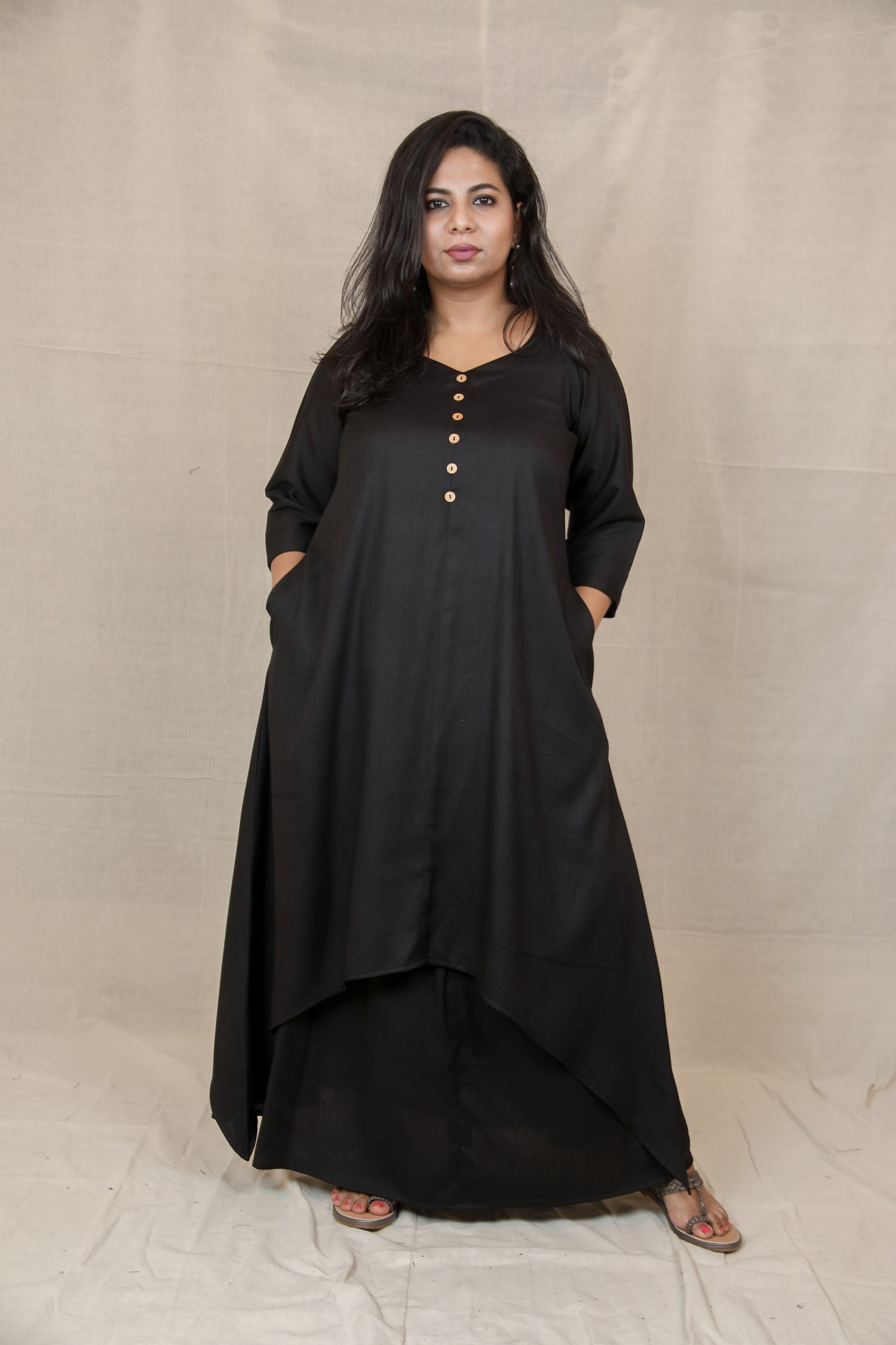 MAHIRA - Kurta - BLACK - soft cotton