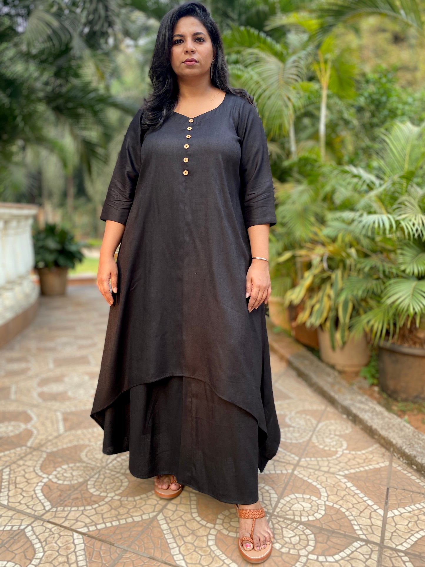 MAHIRA - Kurta - BLACK - soft cotton