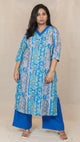 Arya - co ord set - Blue -  SOFT COTTON