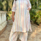 ALIA - CO-ORD SET - WHITE dobby weave cotton