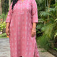 FIZA - Kurta - Onion Pink - Cotton Dobby Weave