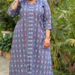 GEET - Co Ord Set - Handloom Cotton - BLUE