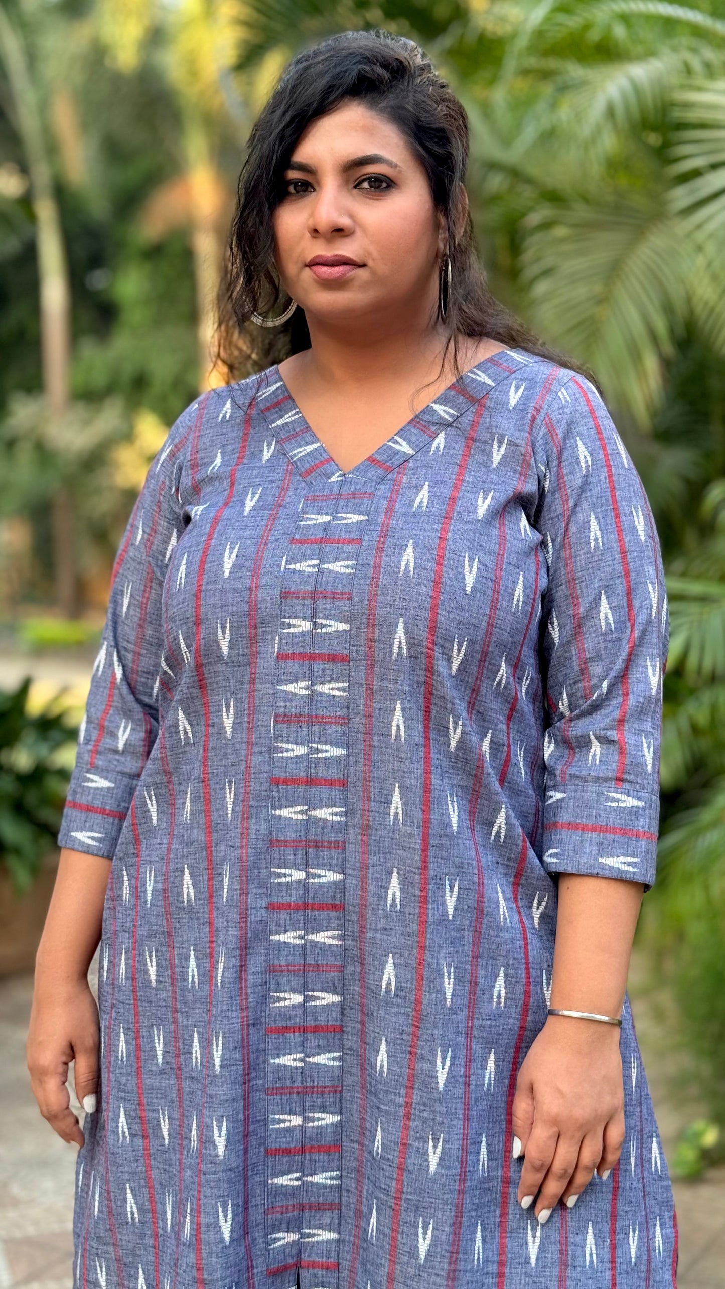 GEET - Co Ord Set - Handloom Cotton - BLUE