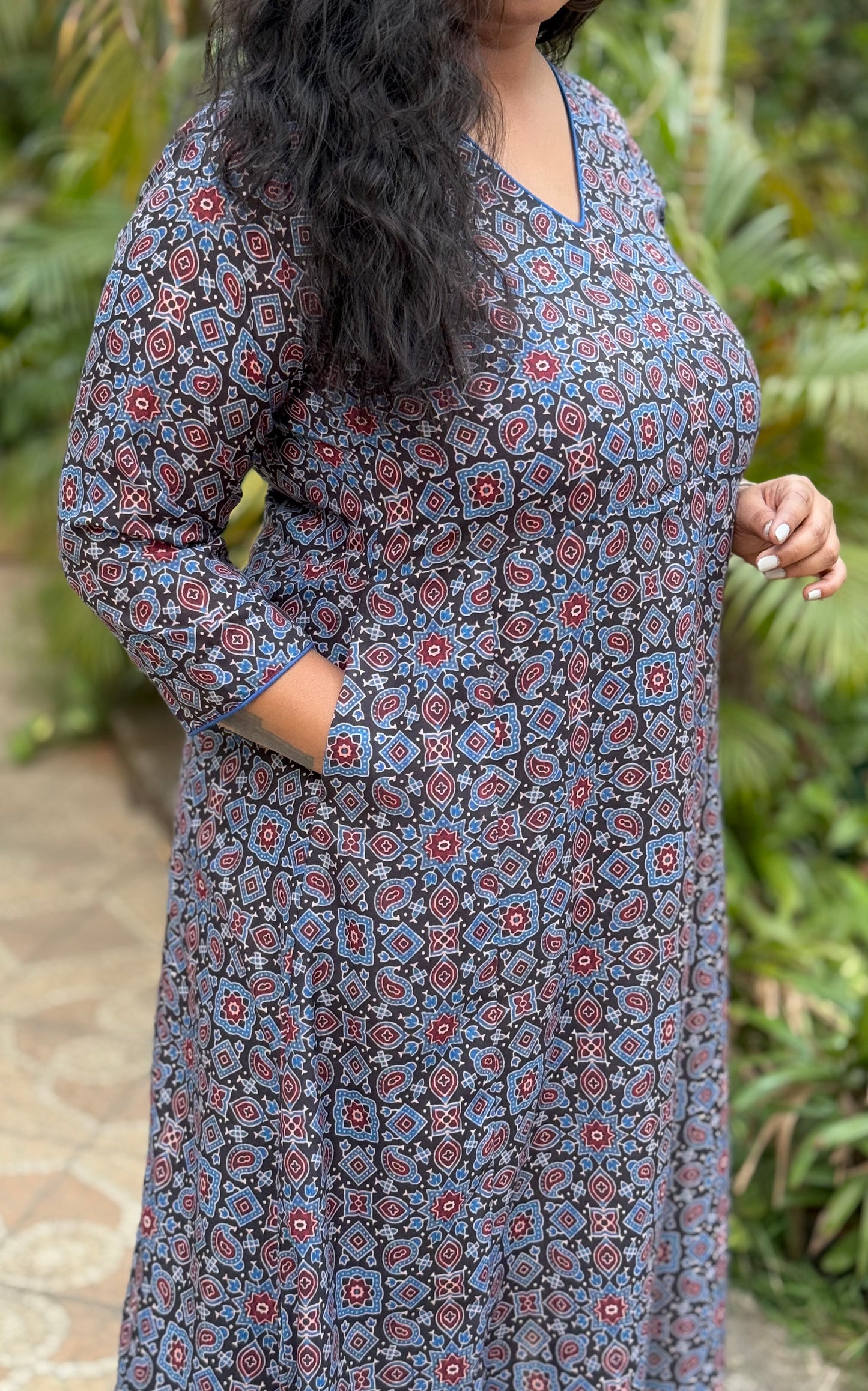 Adhira - Kurta Pant set + Dupatta Optional - BLUE