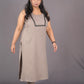 INAYA - Buy Kurta or Full Set - Soft Cotton - Mud Grey