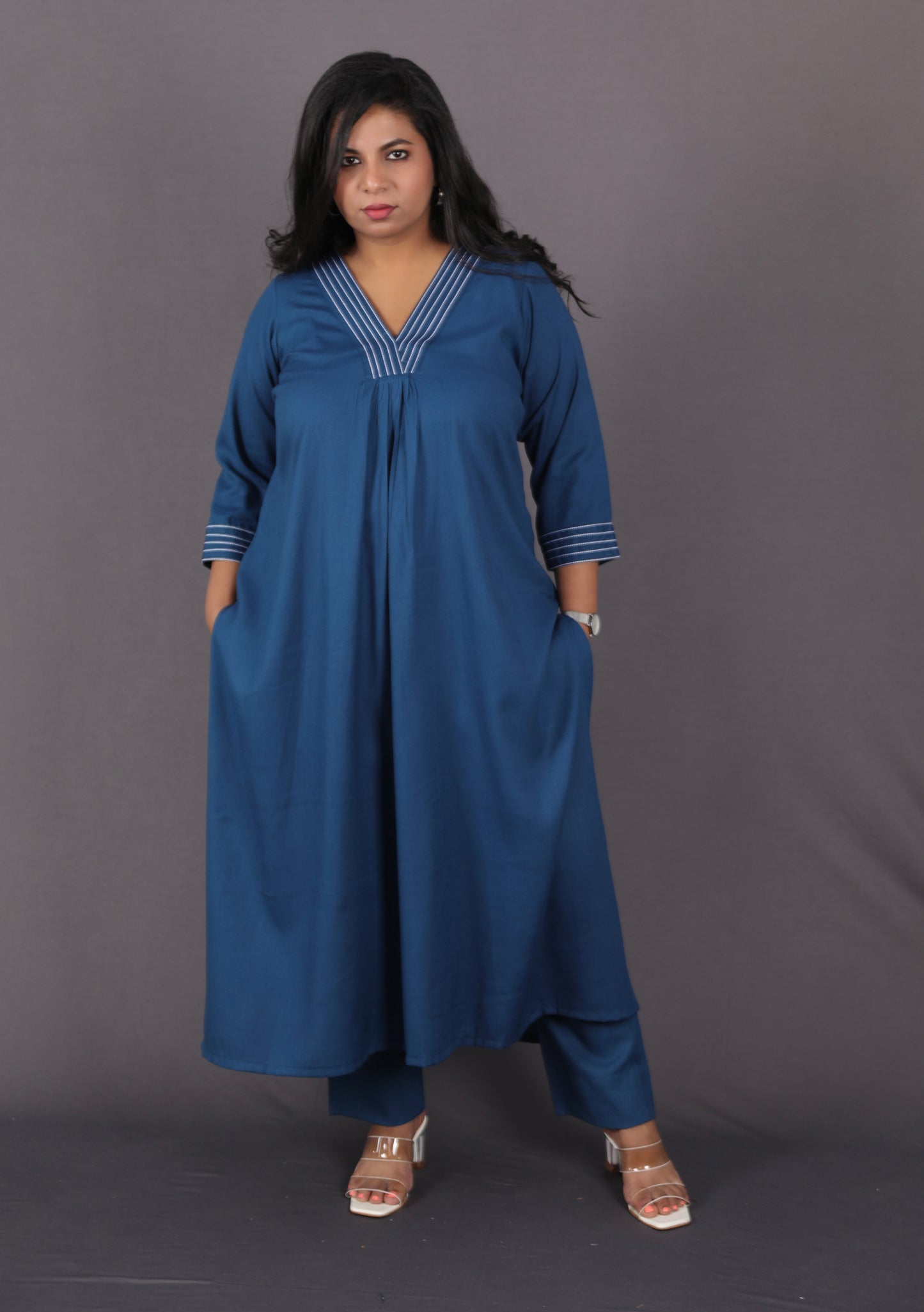 SUHANI - Full Set - soft cotton - Mid Night Blue
