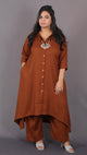 KASHISH - Full Set 2pc - Soft Cotton - BROWN