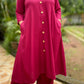 Meera - Co Ord set - Majenta - Soft Cotton