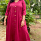 Meera - Co Ord set - Majenta - Soft Cotton