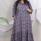JUHI - Dress -  Jaquard Cotton - Denim feel