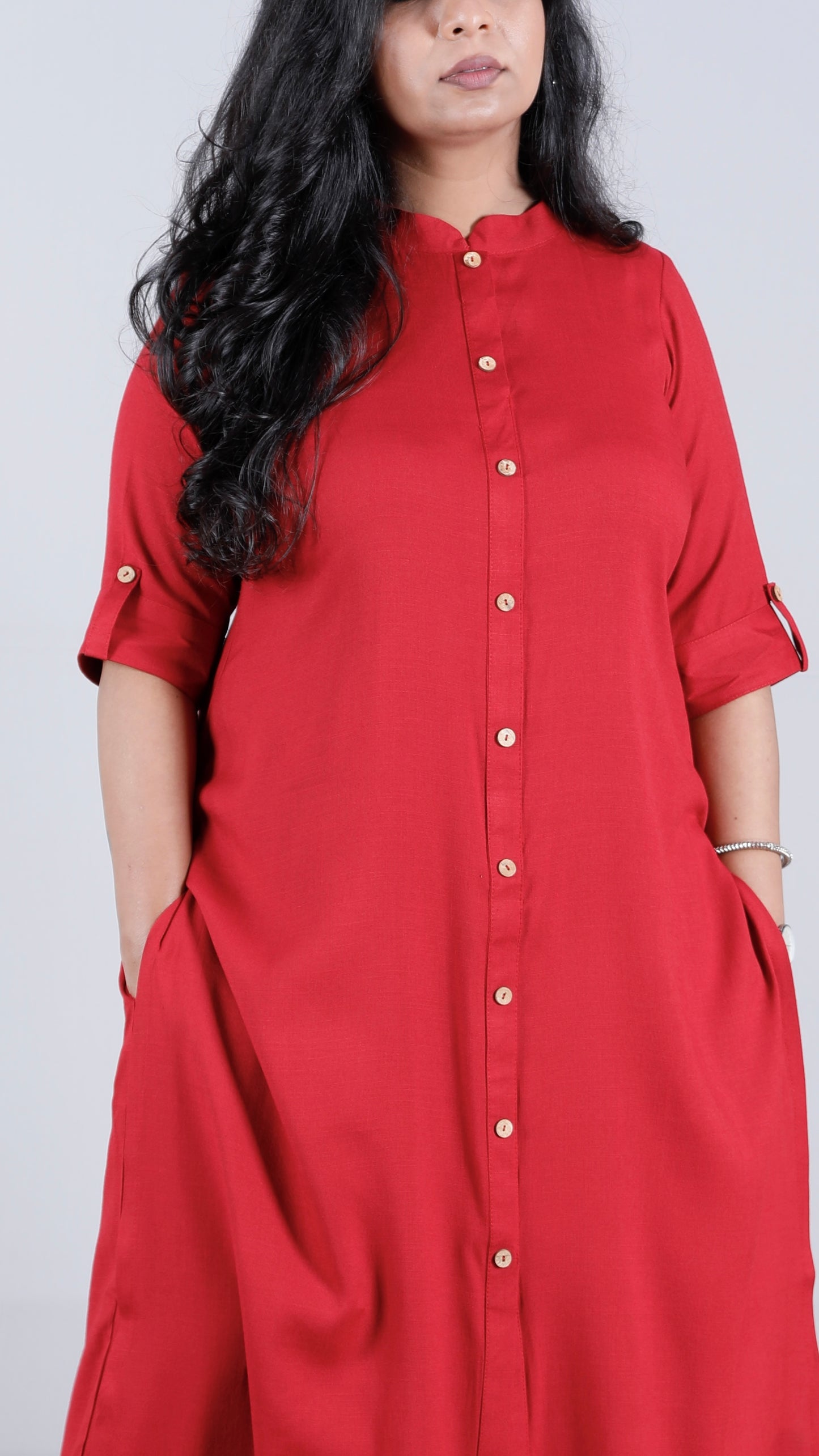 Brinda - 2 pc set - Soft Cotton - MAROON