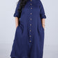 Brinda - 2 pc set - Soft Cotton - NAVY