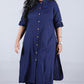 Brinda - 2 pc set - Soft Cotton - NAVY