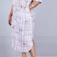 Lily Shirt dress - Rust - Korean linen cotton